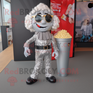 Silver Pop Corn mascotte...