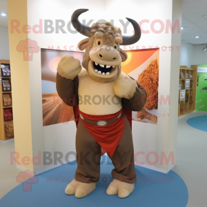  Minotaur maskot kostume...