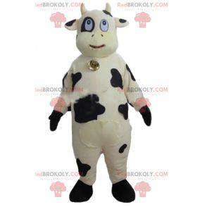 Mascotte gigante della mucca bianca e nera - Redbrokoly.com