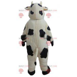 Giant white and black cow mascot - Redbrokoly.com