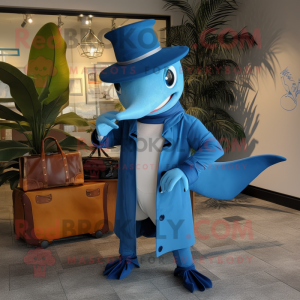 Blue Swordfish mascotte...