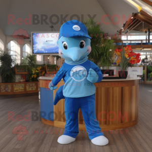 Blue Dolphin mascotte...