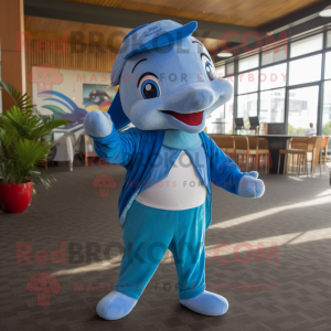 Blue Dolphin mascotte...