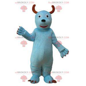 Mascotte blauwe koe kangoeroe - Redbrokoly.com