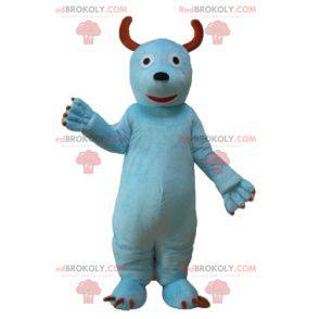 Mascotte del cane canguro mucca blu - Redbrokoly.com