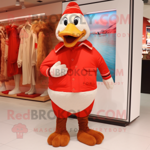 Red Goose mascotte kostuum...