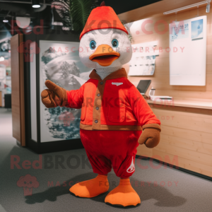 Red Goose mascotte kostuum...