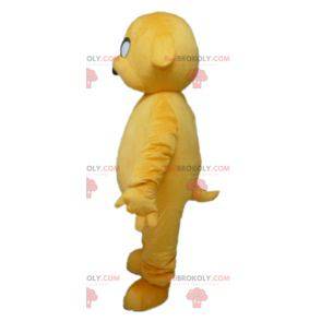 Giant and impressive yellow dog mascot - Redbrokoly.com