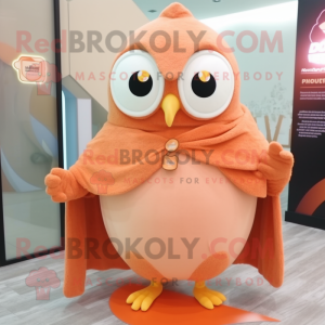 Peach Owl mascotte kostuum...