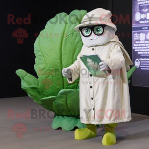 Silver Cabbage Leaf maskot...