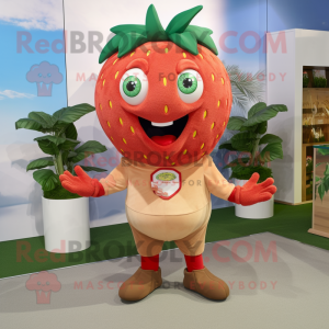 Tan Strawberry mascotte...