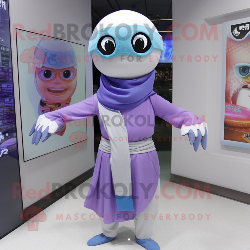 nan Gyro mascot costume character dressed with a Jeggings and Scarves nan Gyro mascot costume character dressed with a Jeggings and Scarves