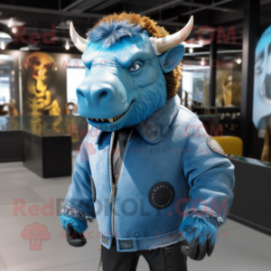 Sky Blue Woolly Rhinoceros...