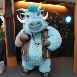 Sky Blue Woolly Rhinoceros...