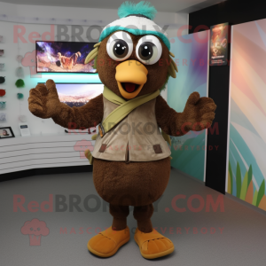 Brown Peacock mascotte...