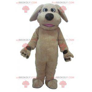 Mascotte grande cane marrone completamente personalizzabile -