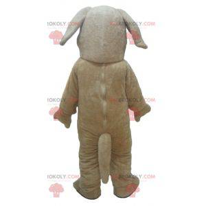 Mascotte de grand chien marron entièrement personnalisable -