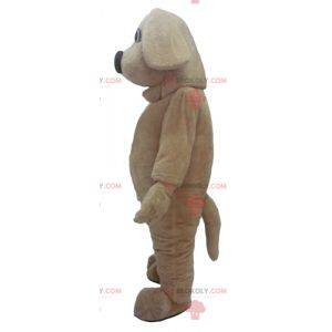 Fuldt tilpasselig stor brun hundemaskot - Redbrokoly.com