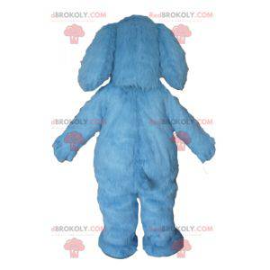 Geweldige harige blauwe hondmascotte - Redbrokoly.com