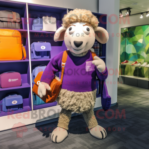 Purple Sheep mascotte...