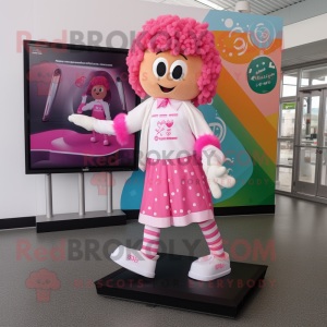 Rosa irske dansesko maskot...