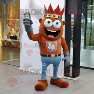 Rust King mascotte kostuum...