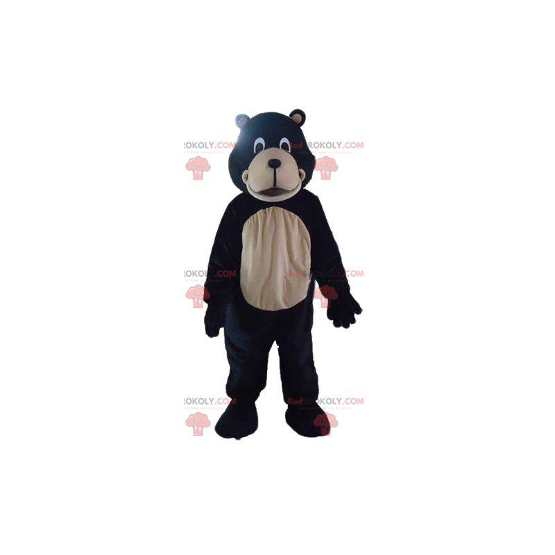 Mascotte orso gigante nero e beige - Redbrokoly.com Mascotte orso gigante nero e beige - Redbrokoly.com