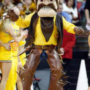 Cowboymascotte in traditionele kleding - Redbrokoly.com