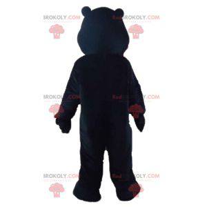 Giant black and beige bear mascot - Redbrokoly.com