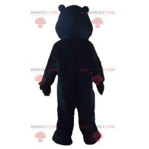 Gigantisk svart og beige bjørnemaskot - Redbrokoly.com