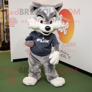 Silver Fox mascotte kostuum...