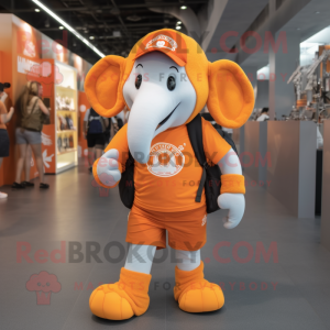 Orange Elephant mascotte...