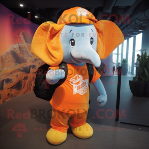 Orange Elephant maskot...