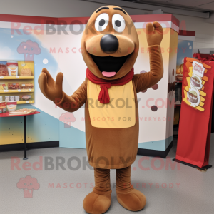 Brown Hot Dogs mascotte...