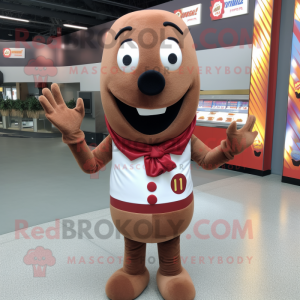 Brun Hot Dogs maskot...