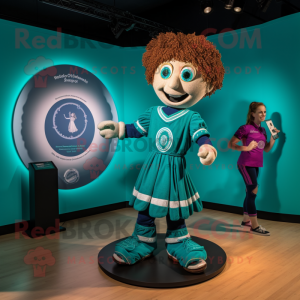 Personagem de mascote Teal...