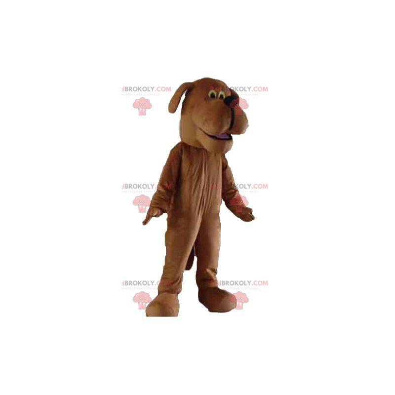 Mascote cachorro marrom parece bom - Redbrokoly.com