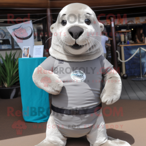Silver Sea Lion mascotte...