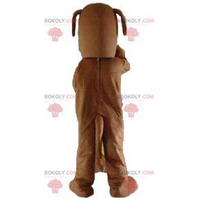 Braunes Hundemaskottchen sieht gut aus - Redbrokoly.com