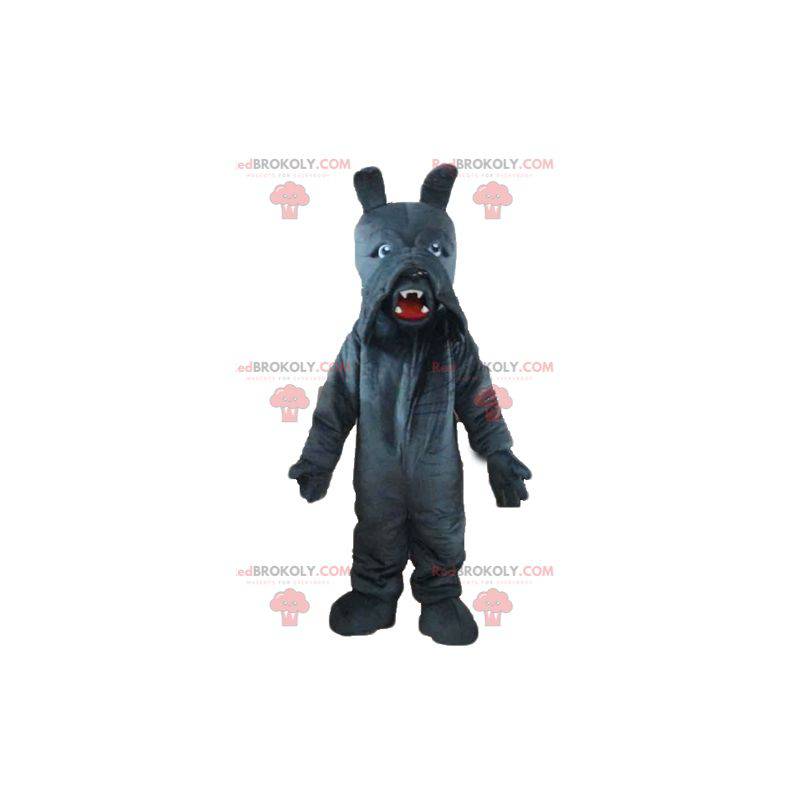 Veldig realistisk grå basset hound hundemaskot - Redbrokoly.com Veldig realistisk grå basset hound hundemaskot - Redbrokoly.com