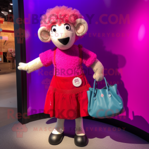 Magenta Sheep mascotte...