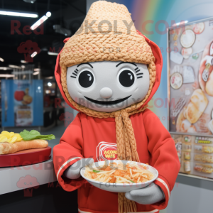  Pad Thai maskot kostume...