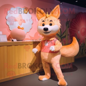Peach Dingo maskotdräkt...