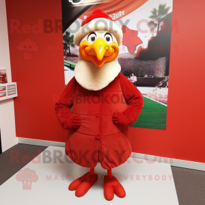 Rood Turkije mascotte...