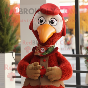 Rood Turkije mascotte...