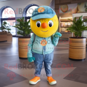 Mascotte de personnage de...