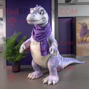 Lavendel Iguanodon mascotte...