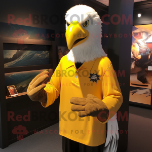 Gul Bald Eagle maskot...