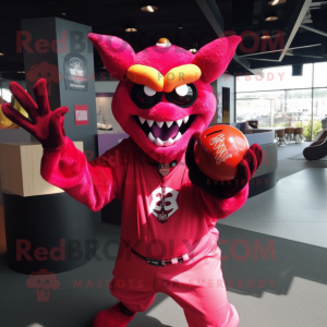 Magenta Devil mascotte...