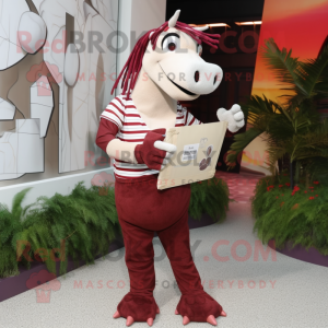 Maroon Quagga maskot...